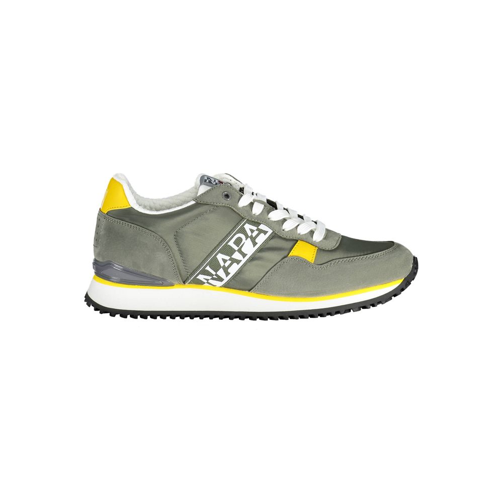 Napapijri Green Polyester Men Sneaker LUNESCAPE