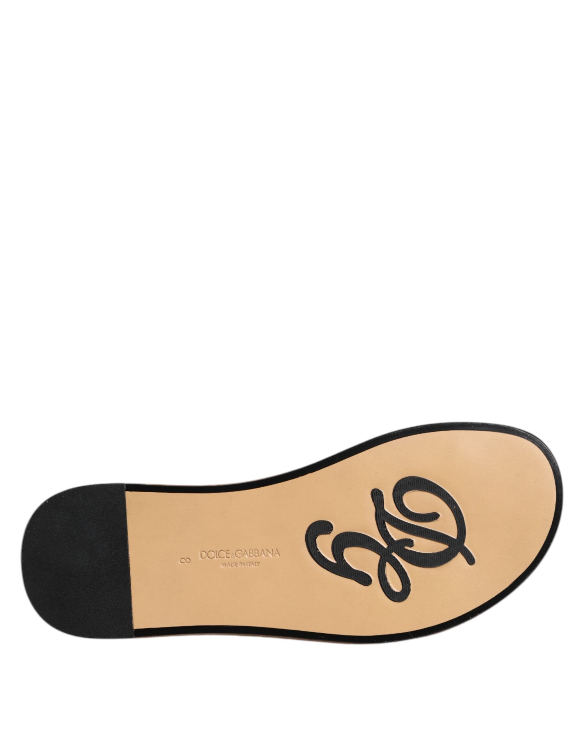 Dolce & Gabbana Black Monochrome Braided Raffia Slides Shoes LUNESCAPE