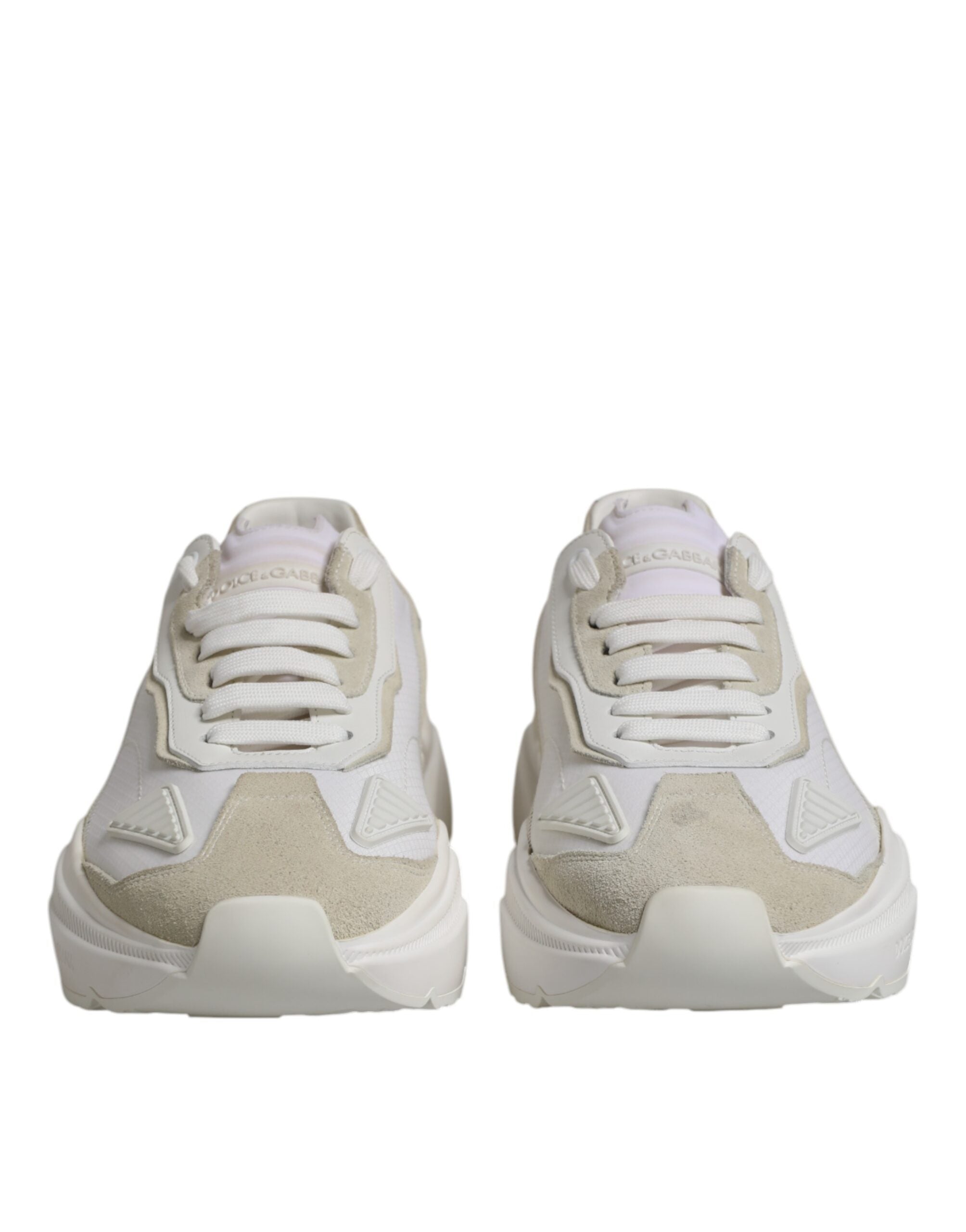 Dolce & Gabbana White Low Top Daymaster Men Sneakers Shoes
