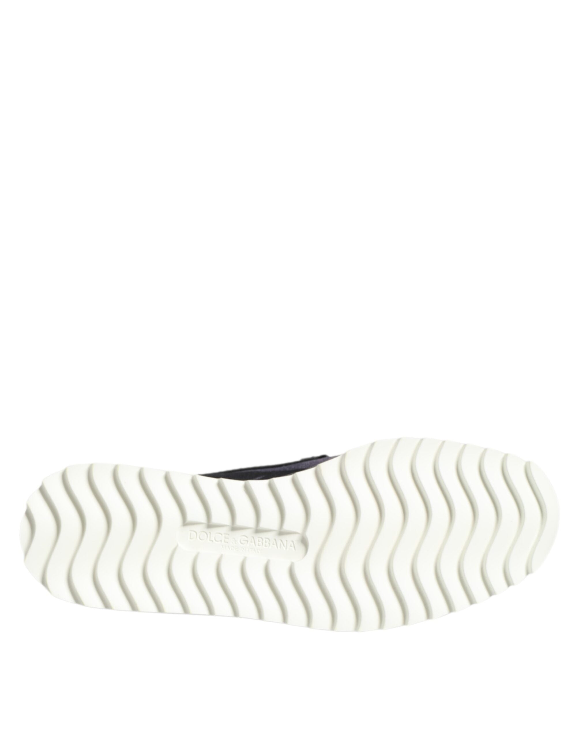 Dolce & Gabbana Black Tropical Slip-on Men Sneakers