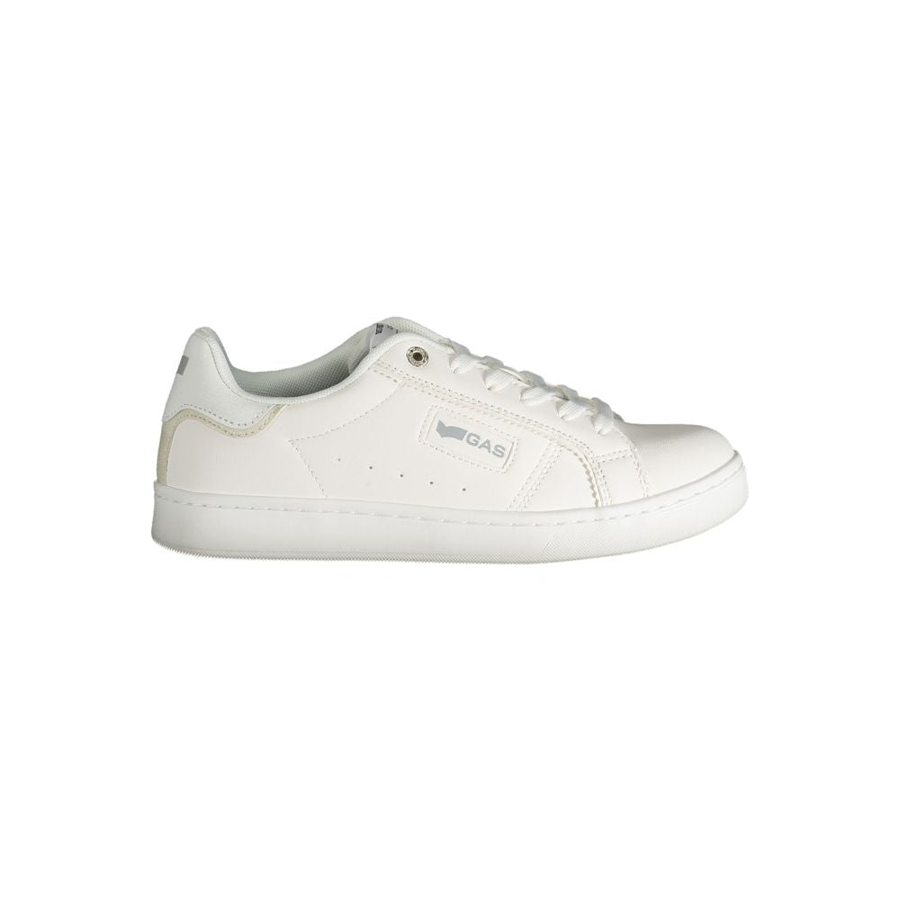 Gas White Polyester Women Sneaker LUNESCAPE