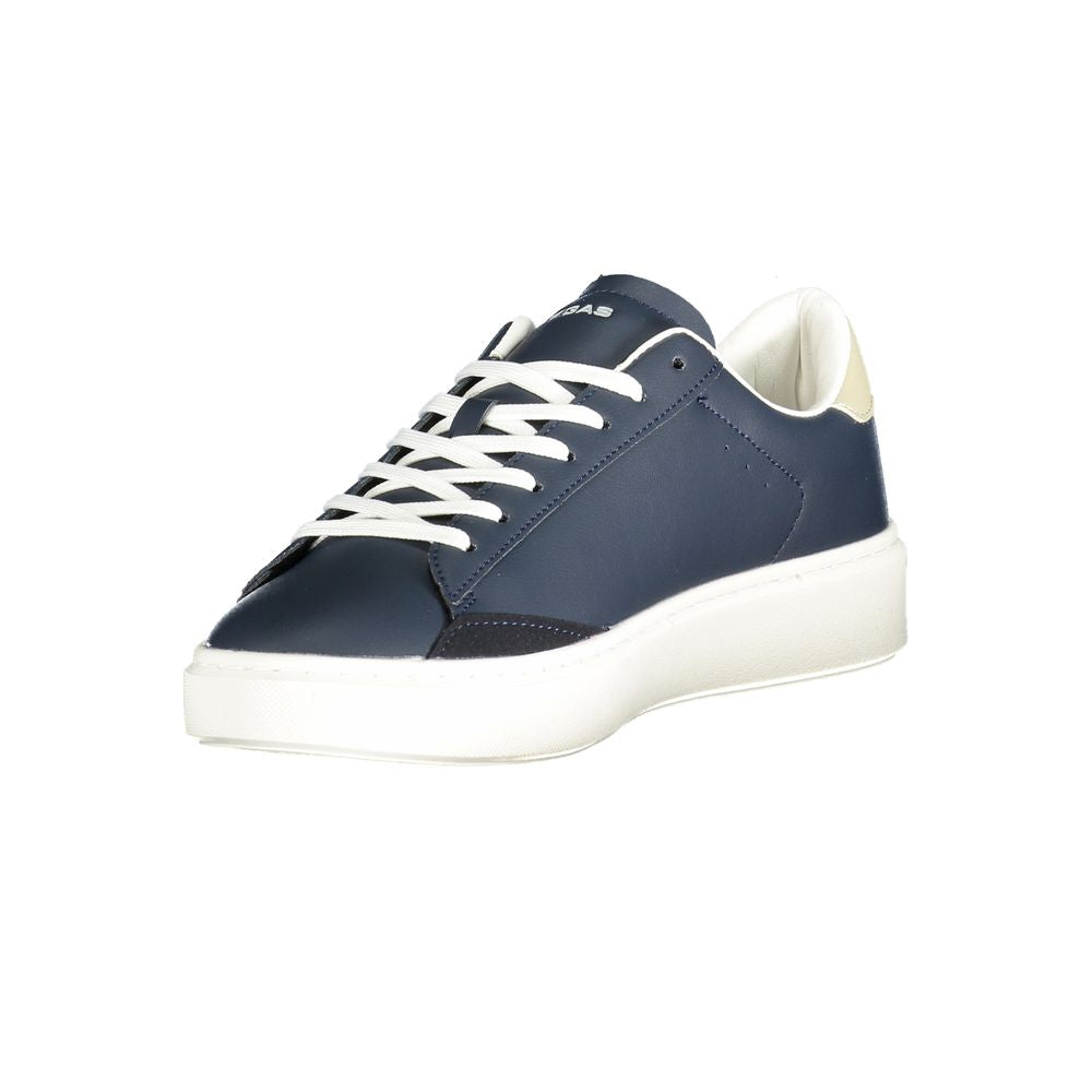 Gas Blue Polyester Men Sneaker LUNESCAPE