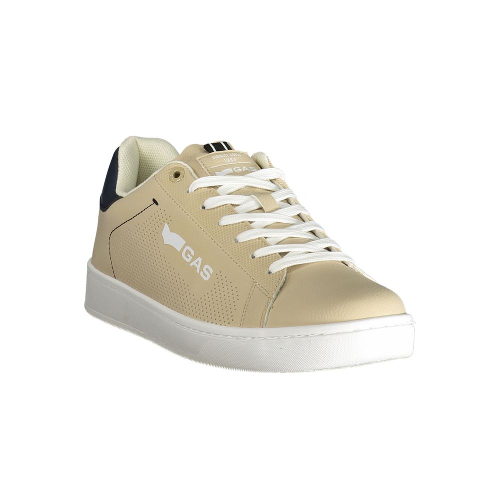 Gas Beige Polyester Men Sneaker LUNESCAPE