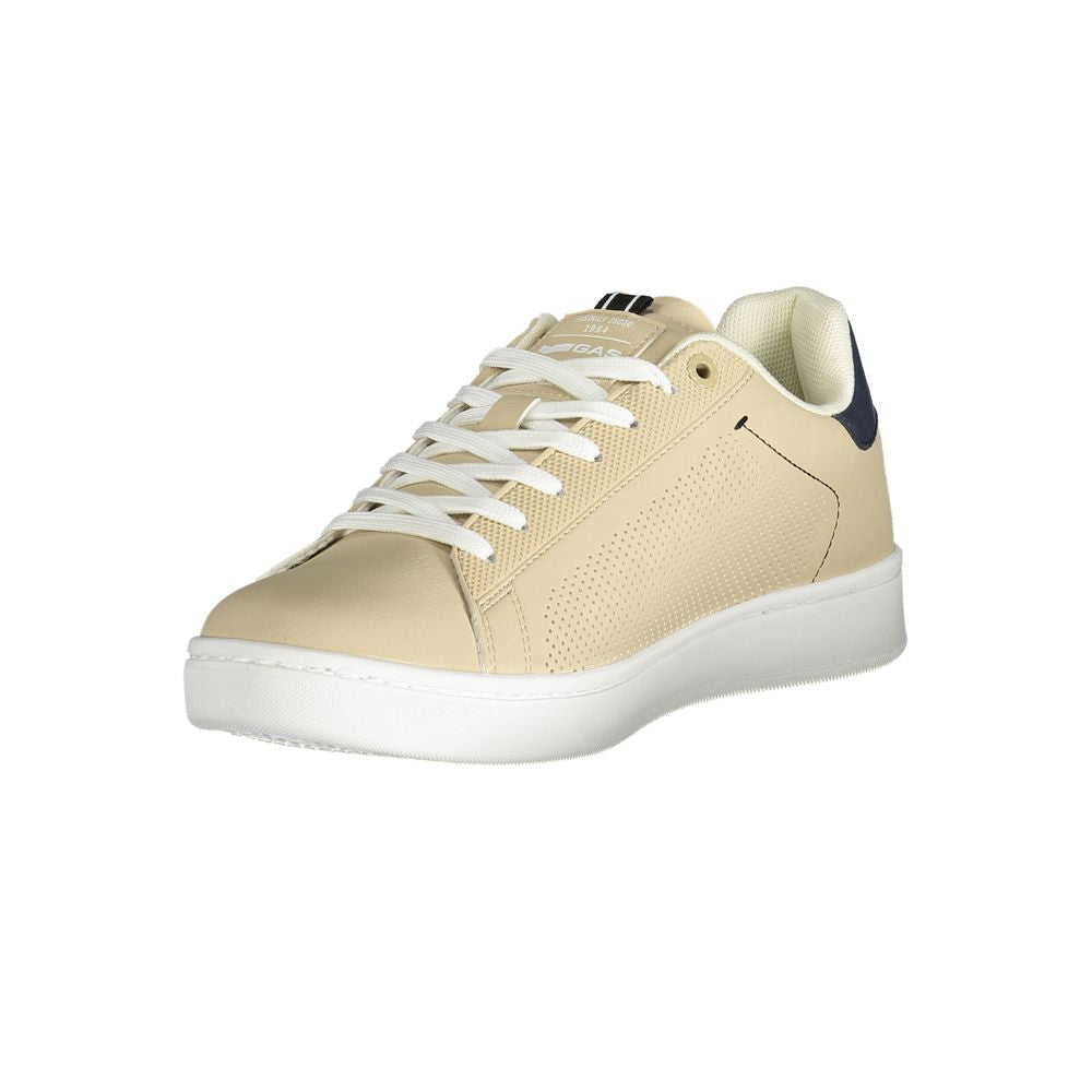 Gas Beige Polyester Men Sneaker LUNESCAPE