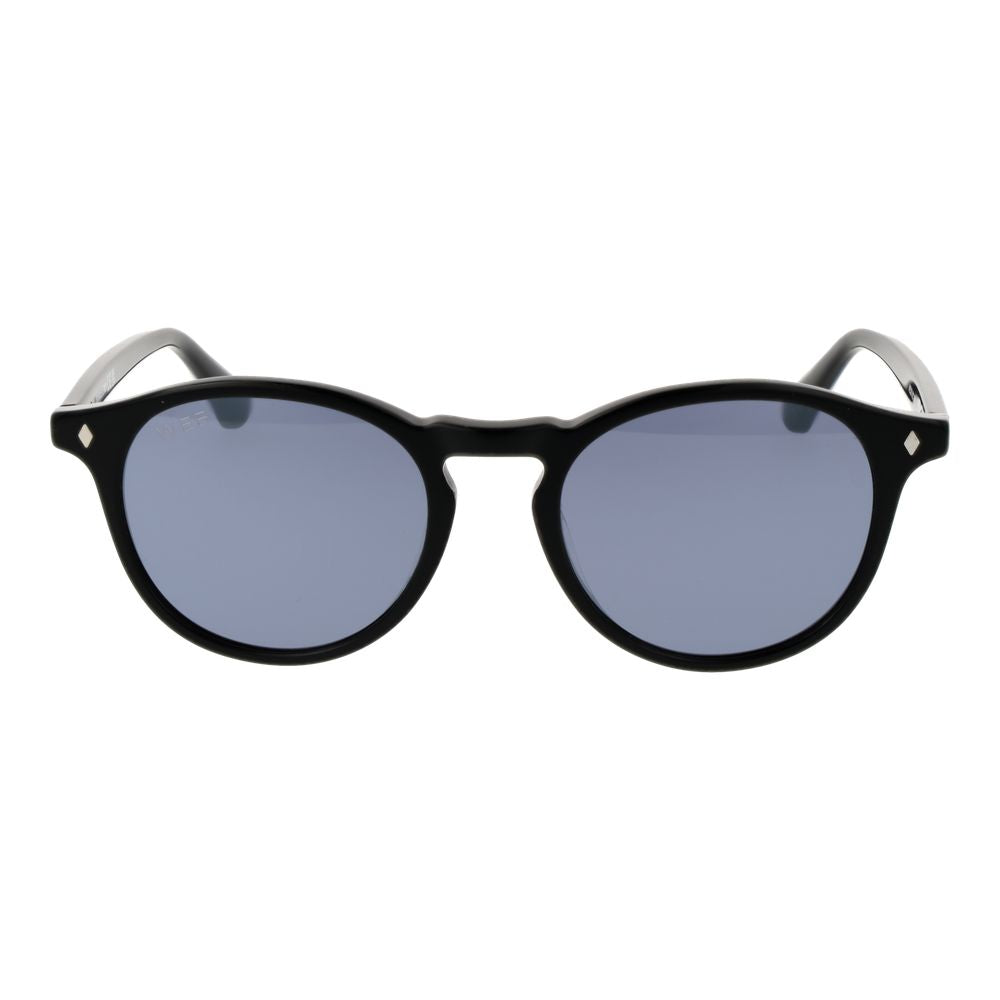 Web Black Unisex Sunglasses LUNESCAPE