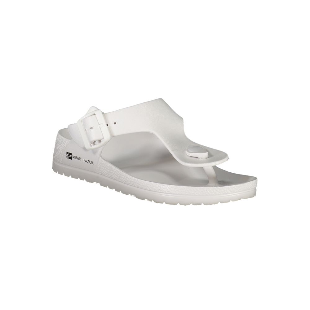 Norway 1963 White Plastic Women Sandal LUNESCAPE