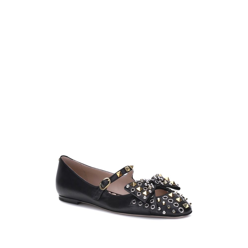 Valentino Garavani Mary-Jane Bowow Ballerinas LUNESCAPE