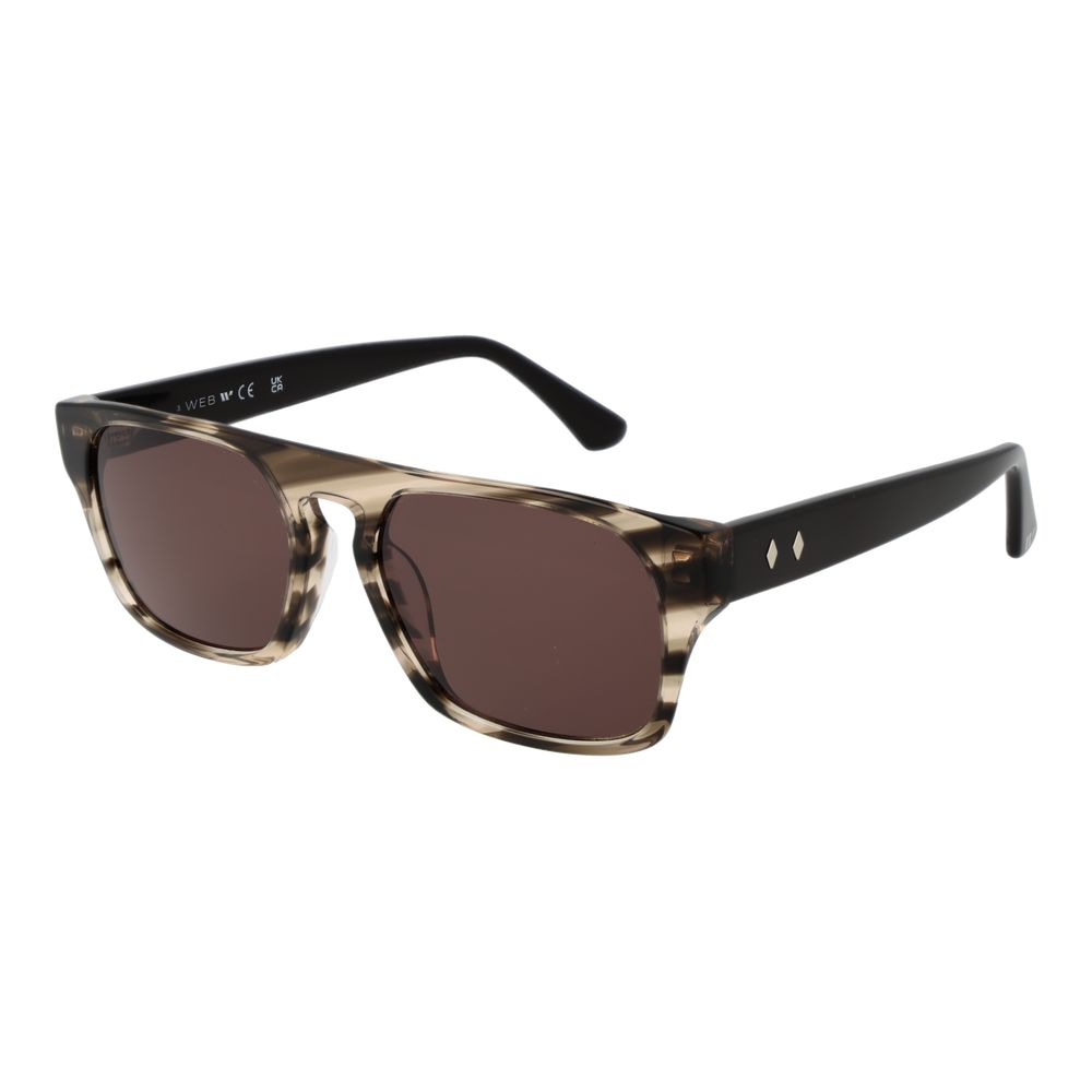 Web Gray Acetate Sunglasses