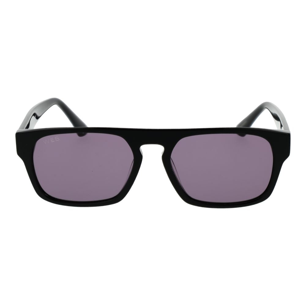 Web Black Unisex Sunglasses LUNESCAPE