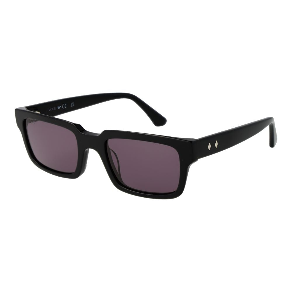 Web Black Acetate Sunglasses