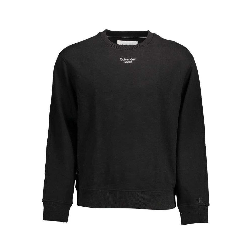 Calvin Klein Black Cotton Men's Sweatshirt