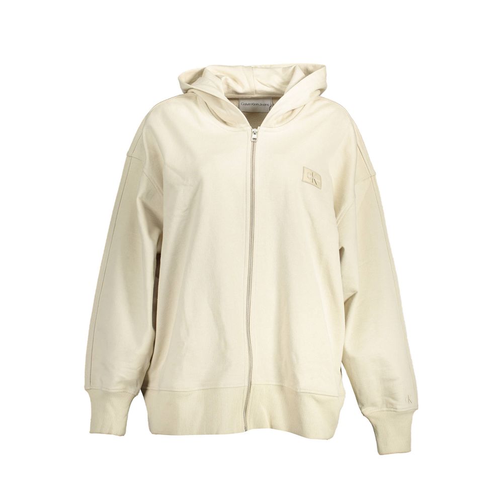 Calvin Klein Beige Cotton Women Sweater LUNESCAPE