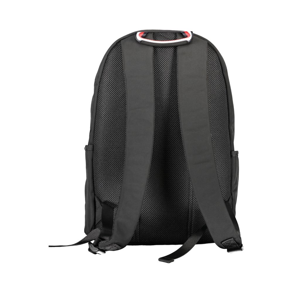 Tommy Hilfiger Black Polyester Backpack LUNESCAPE