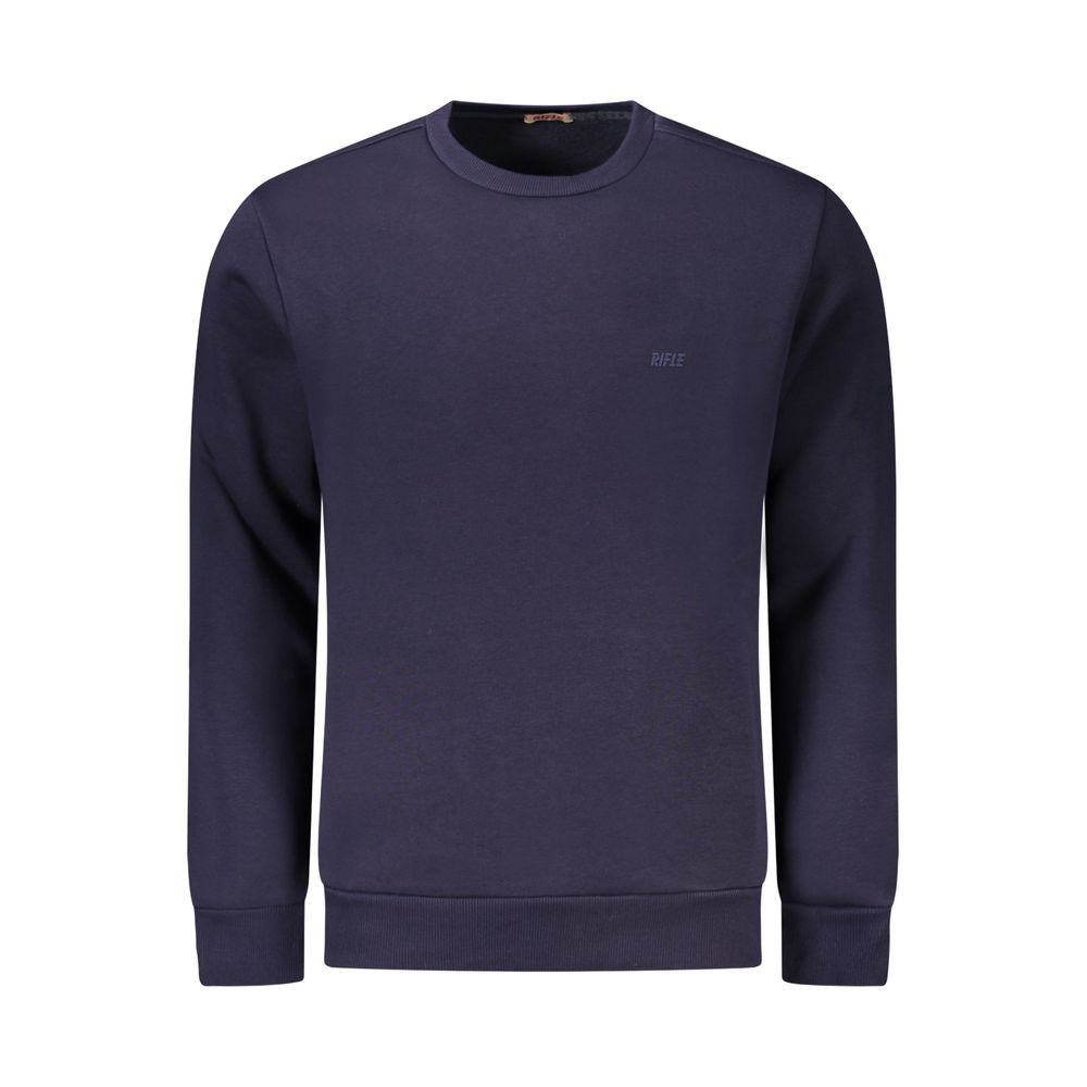 Rifle Blue Cotton Men Sweatshirt