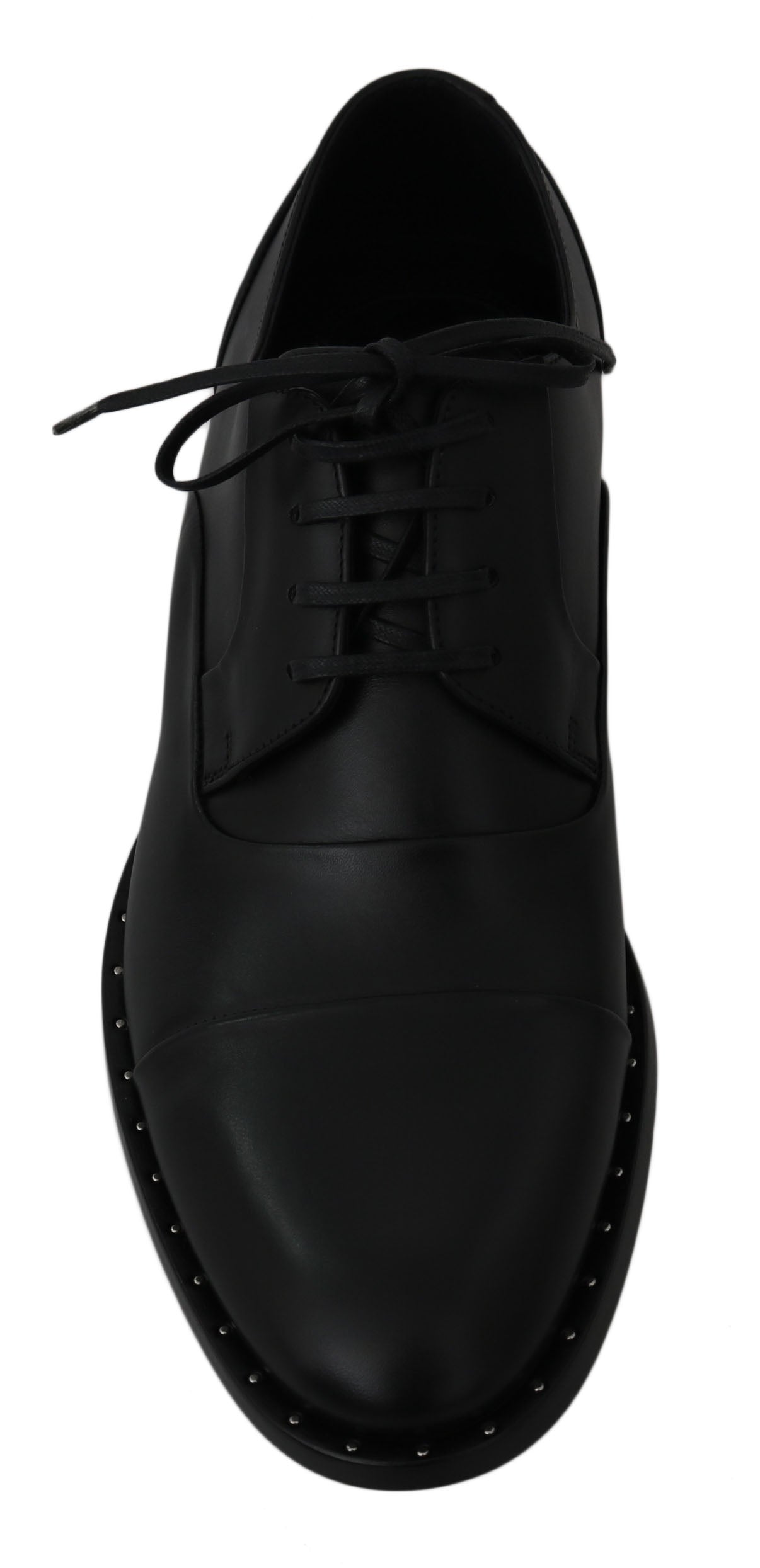 Dolce & Gabbana Black Leather Derby Formal Shoes LUNESCAPE