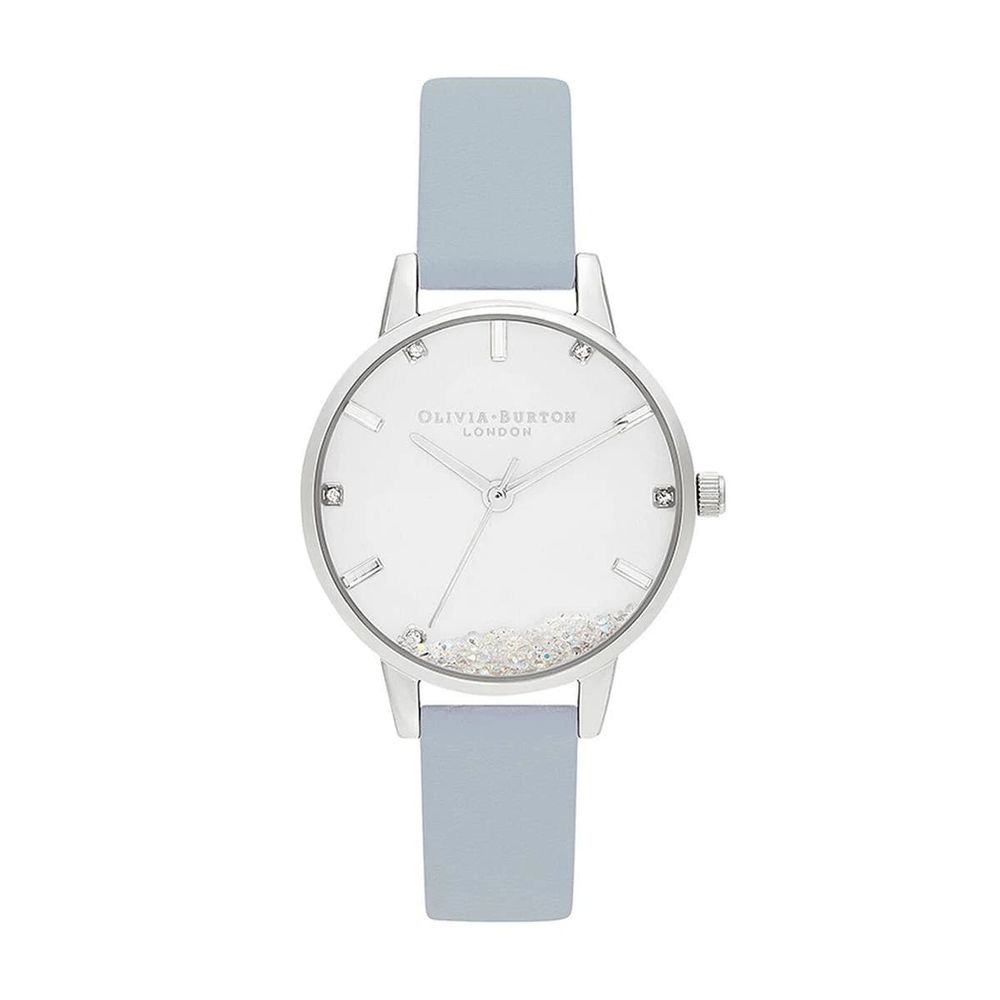 Olivia Burton Blue Eco Leather Watch LUNESCAPE