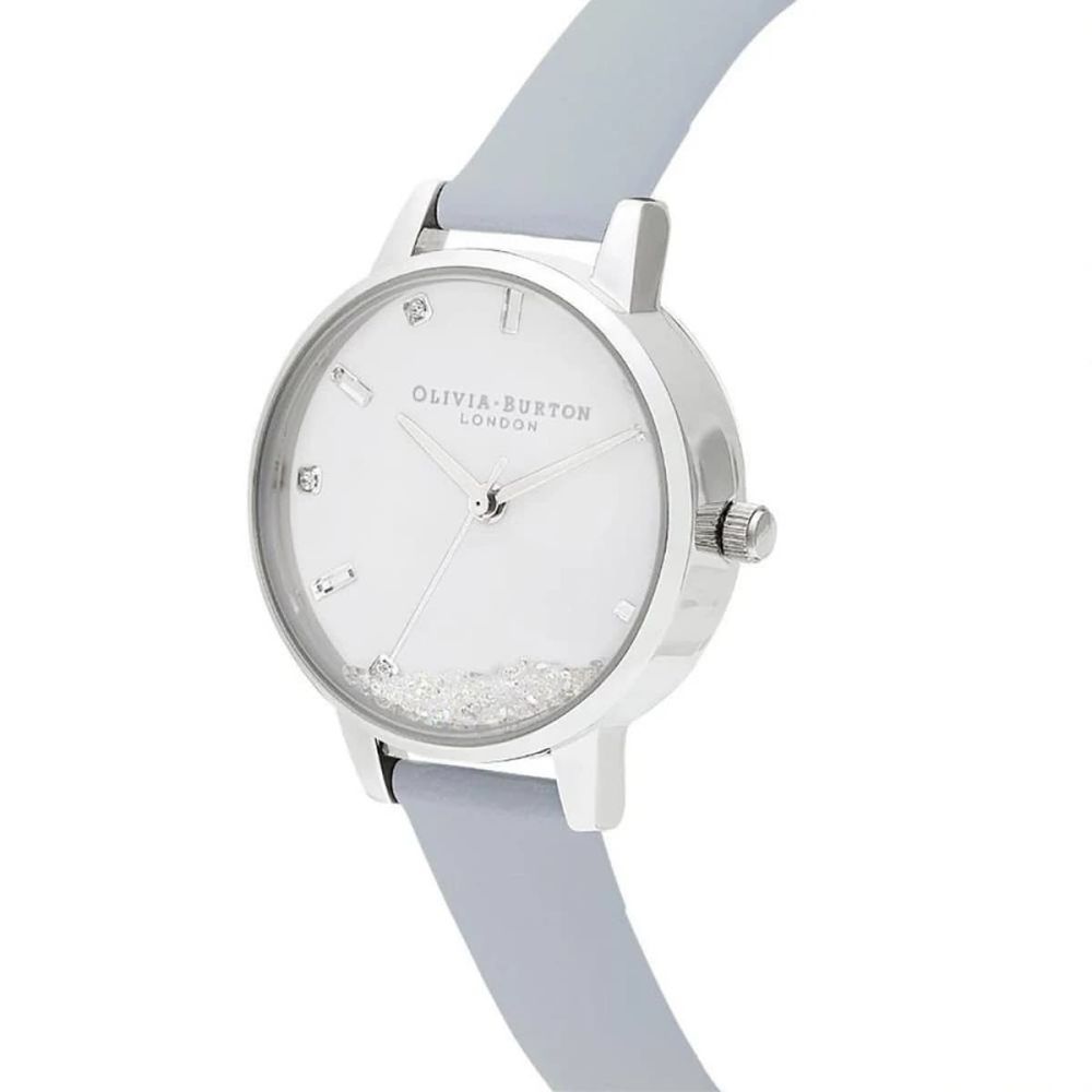 Olivia Burton Blue Eco Leather Watch LUNESCAPE