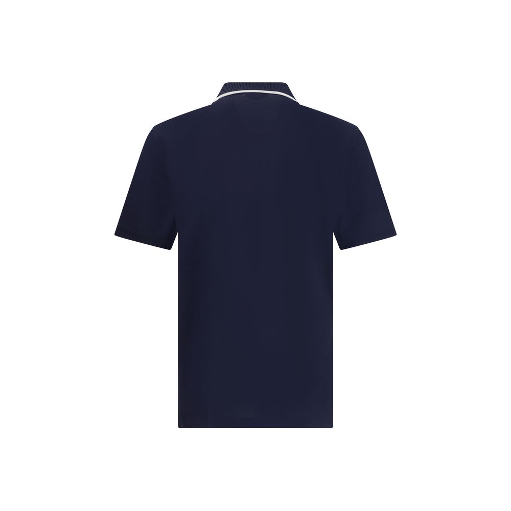 Ferragamo Zip Polo Shirt LUNESCAPE