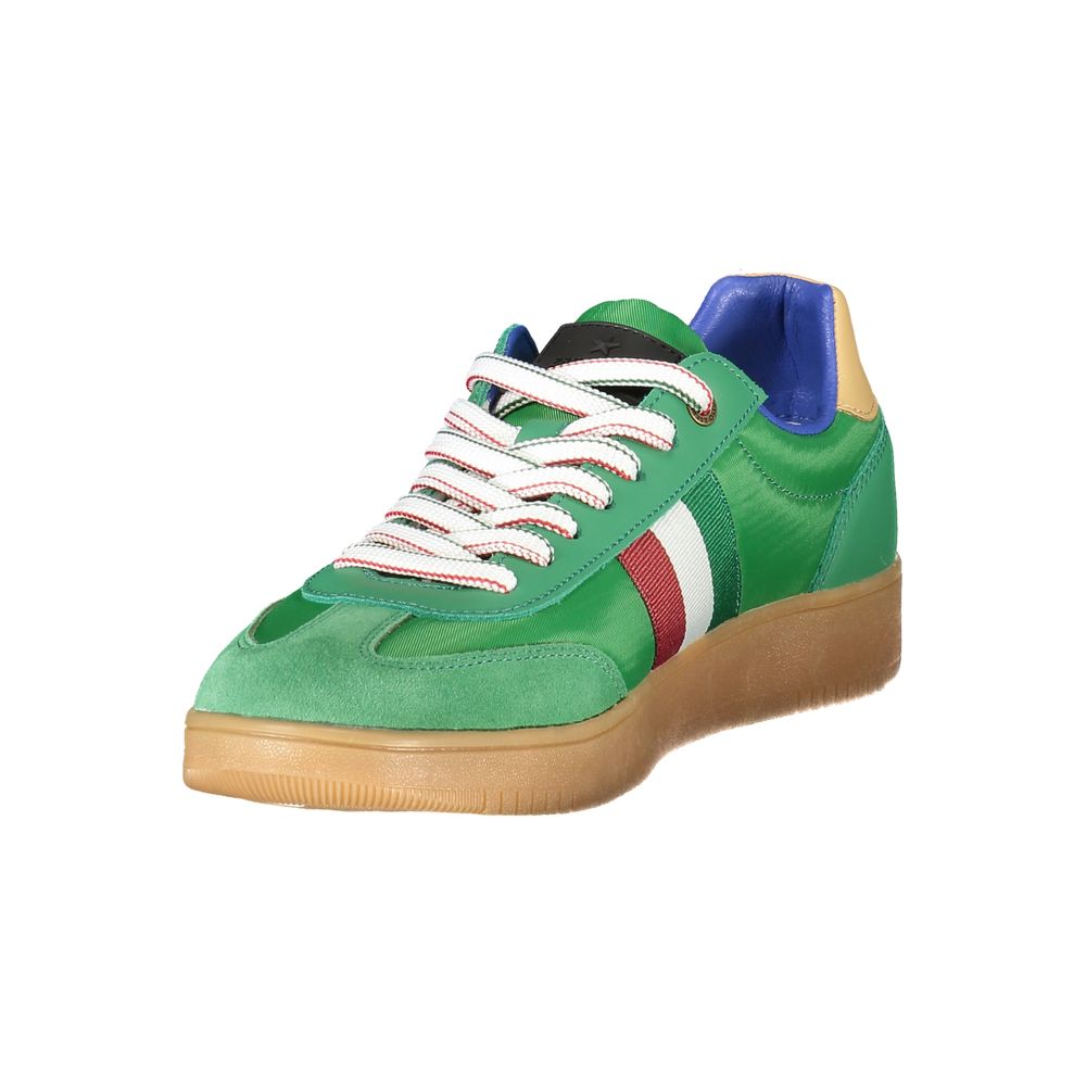 Esercito 1659 Green Leather Men Sneaker LUNESCAPE