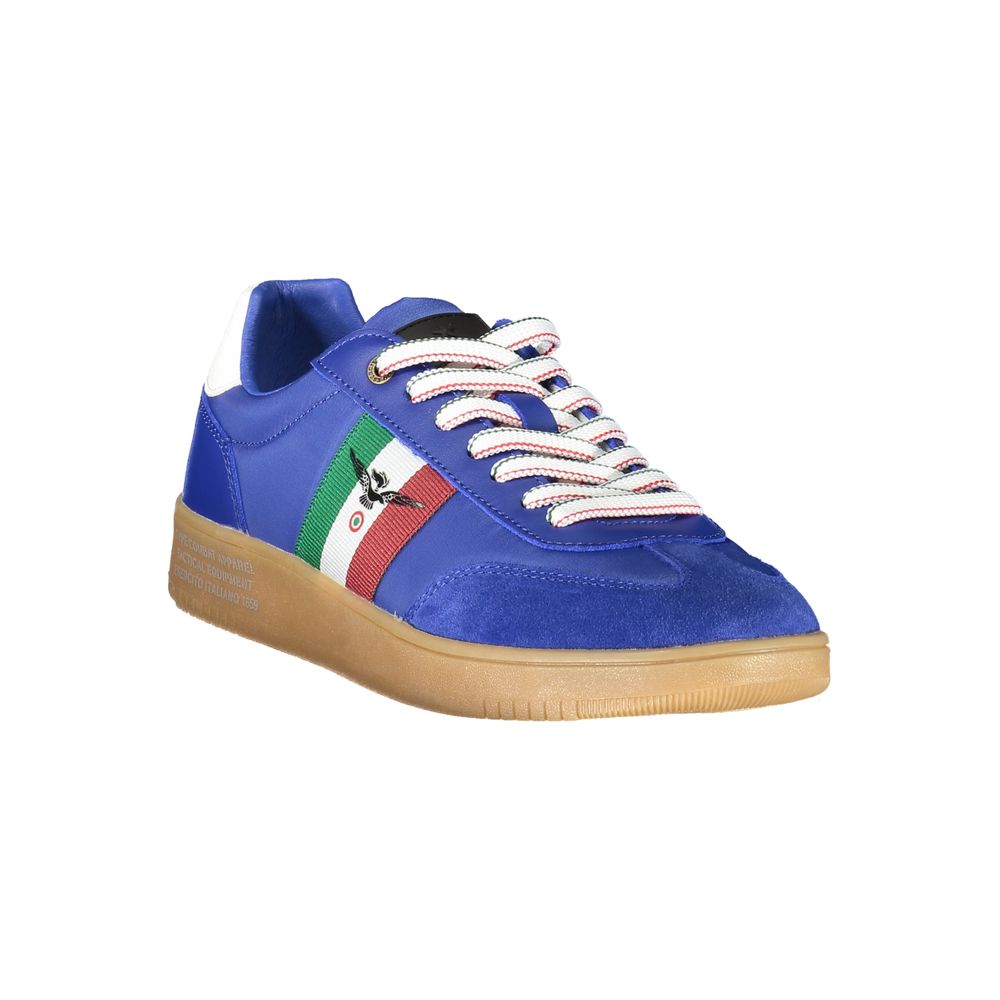 Esercito 1659 Blue Leather Men Sneaker LUNESCAPE