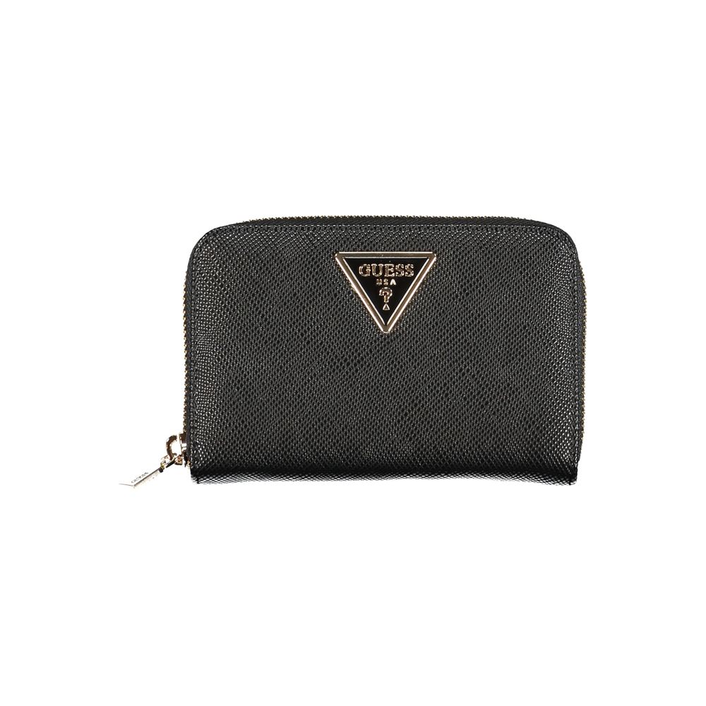 Guess Jeans Black Polyethylene Wallet LUNESCAPE