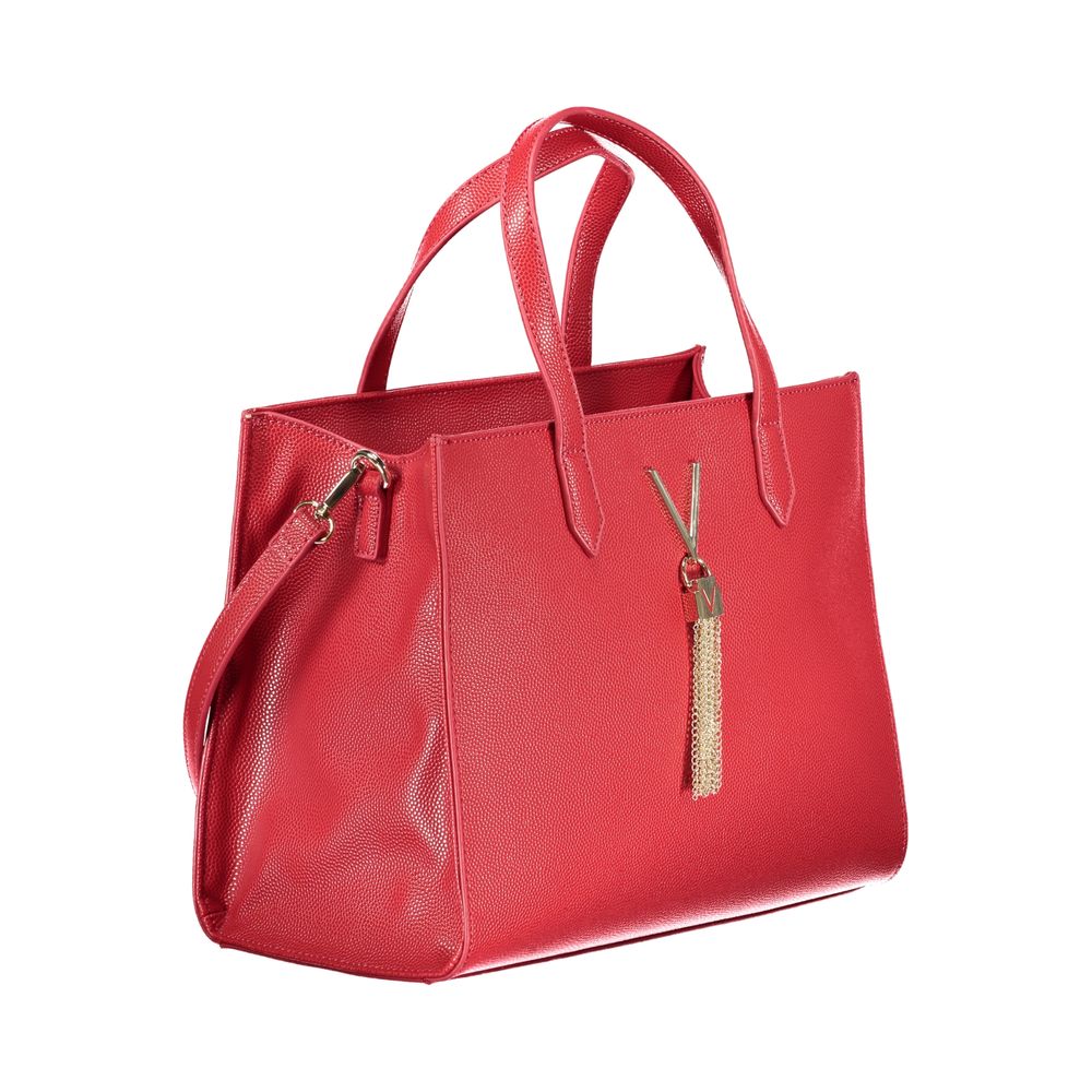 Mario Valentino Red Polyethylene Handbag LUNESCAPE