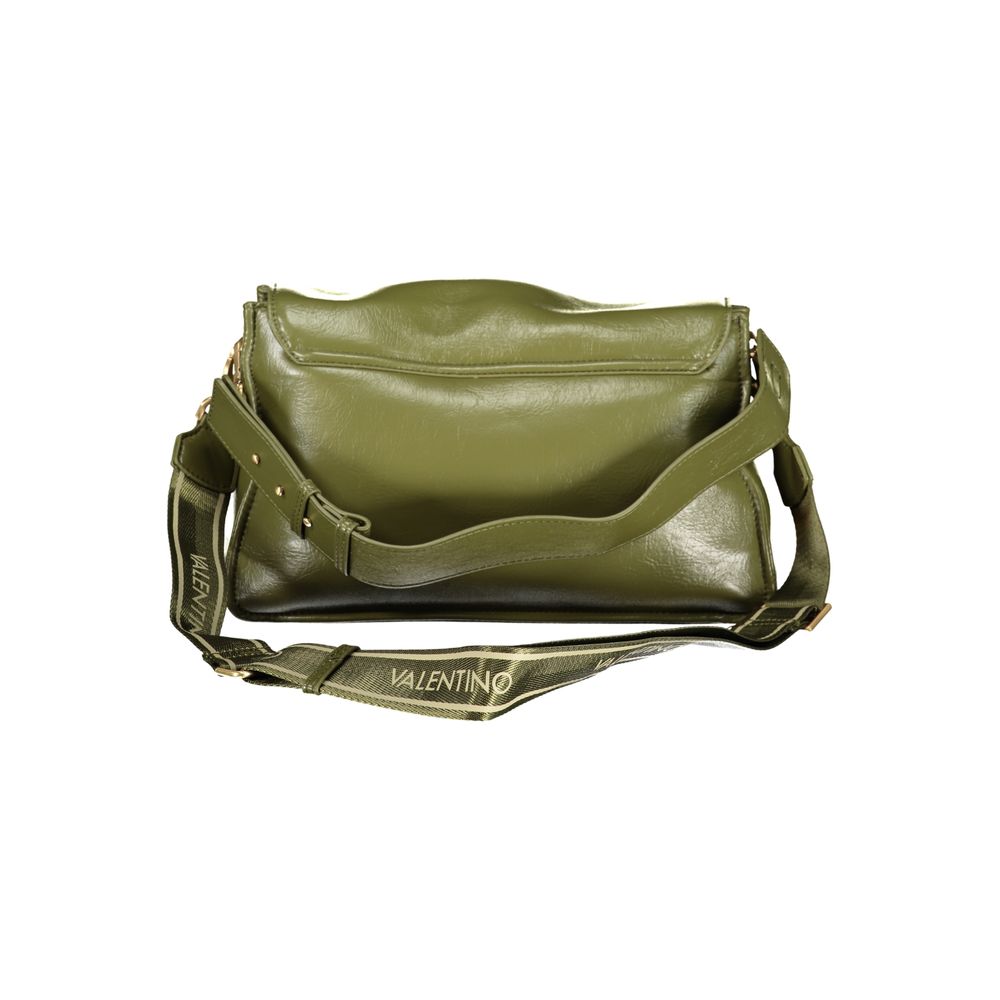 Mario Valentino Verde Polyurethane Women's Bag with Adjustable Strap