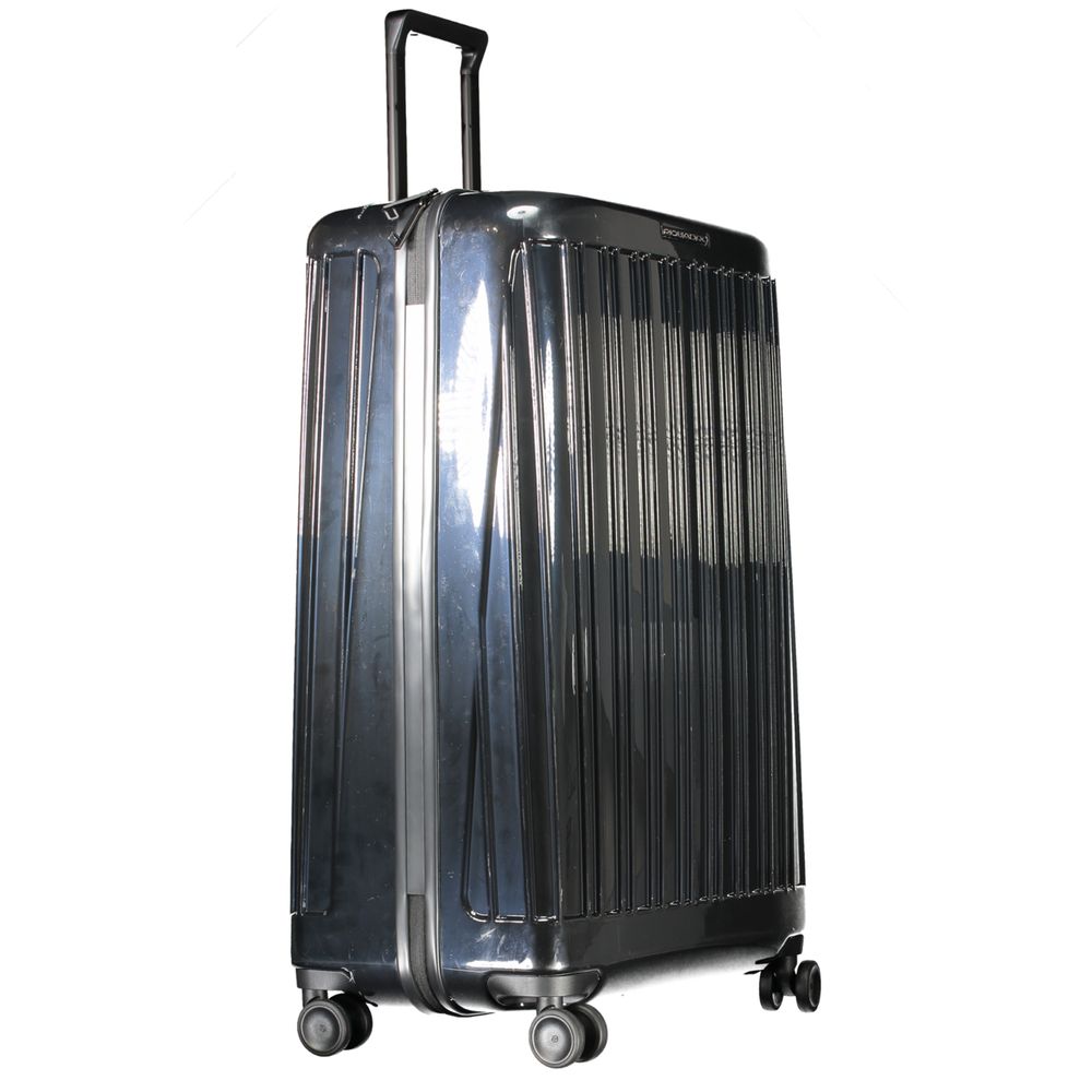 Piquadro Blue Soft-Side Carry-On Rolling Suitcase