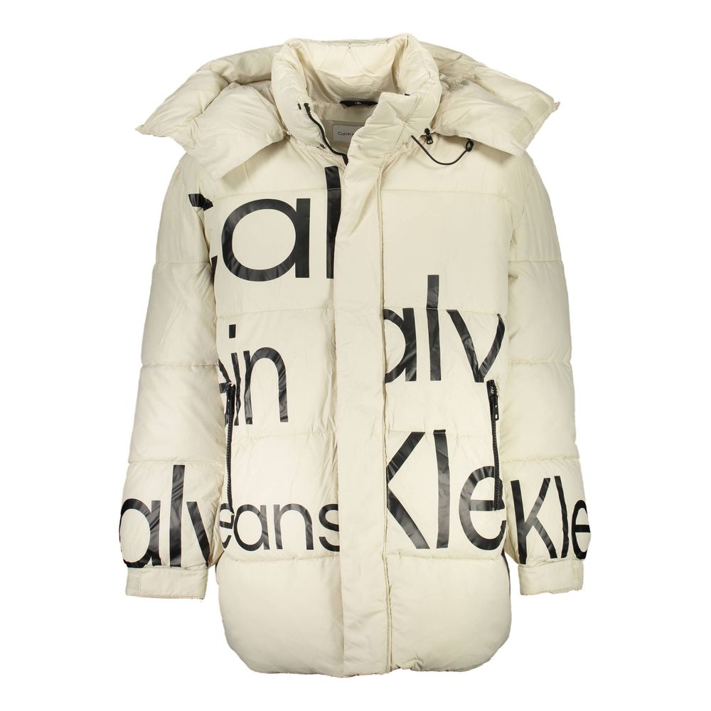 Calvin Klein Beige Polyester Jacket LUNESCAPE