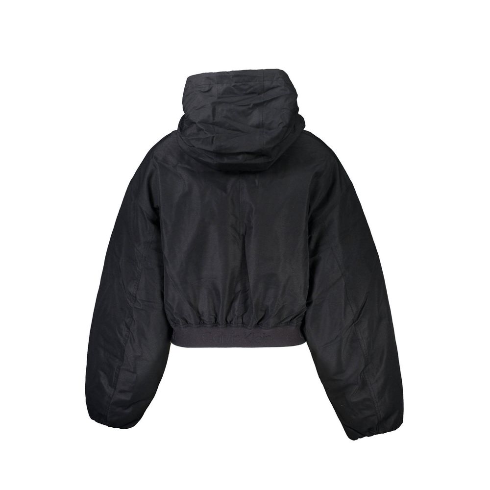 Calvin Klein Black Polyester Jackets & Coat LUNESCAPE