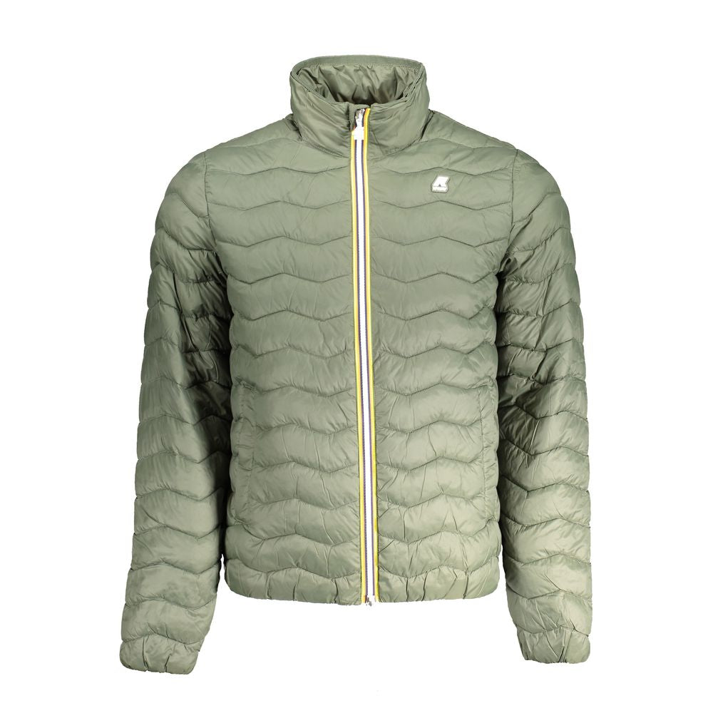 K-WAY Green Polyamide Men Jacket LUNESCAPE