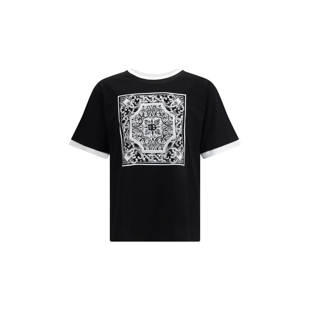 Dolce & Gabbana Baroque print T-Shirt LUNESCAPE