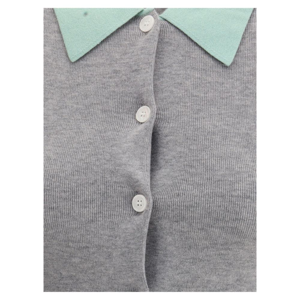 Self-Portrait Merino wool Cardigan LUNESCAPE