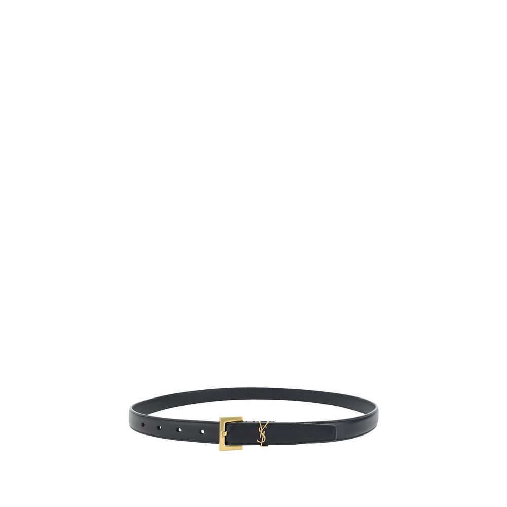 Saint Laurent Cassandre slim Belt LUNESCAPE