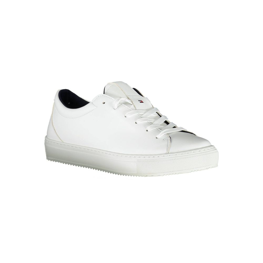 Tommy Hilfiger White Eco Leather Sneaker