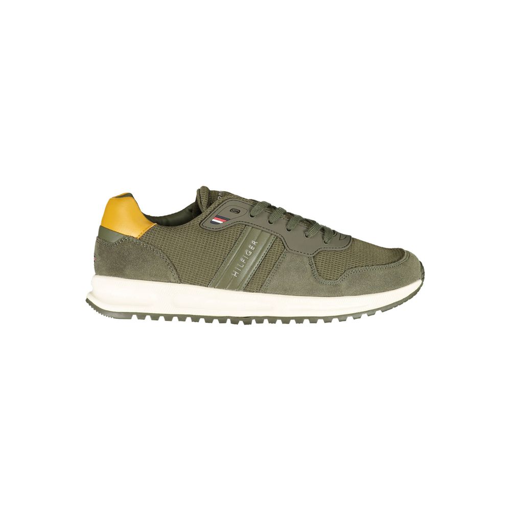 Tommy Hilfiger Green Polyester Sneaker LUNESCAPE