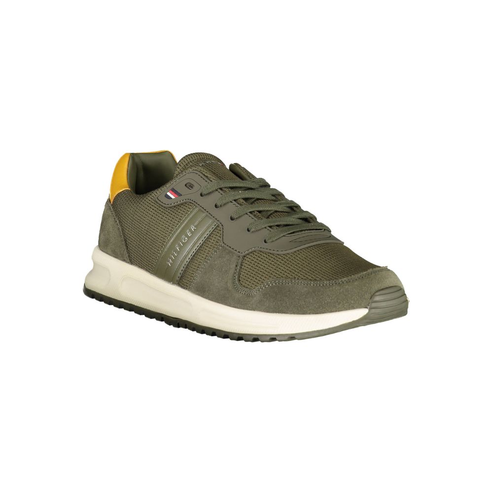 Tommy Hilfiger Green Polyester Sneaker LUNESCAPE
