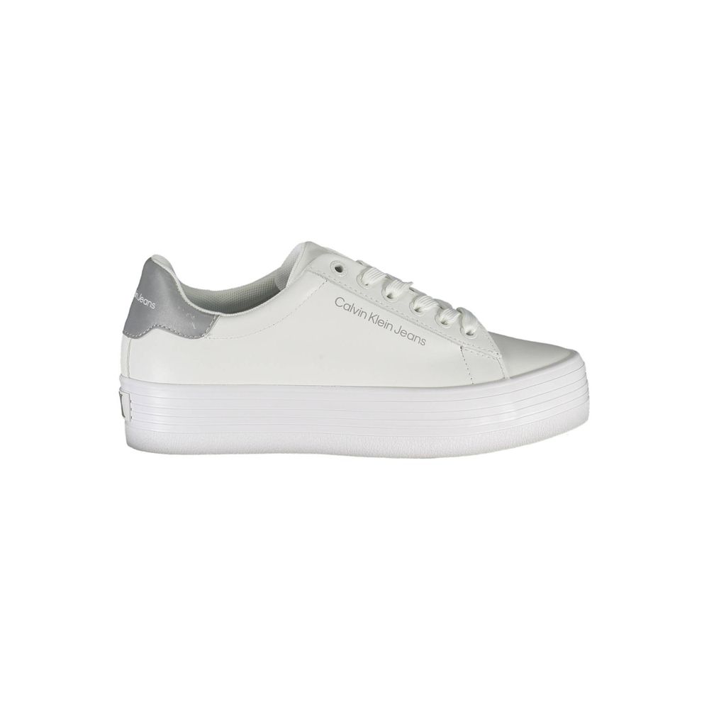 Calvin Klein White Polyester Sneaker LUNESCAPE