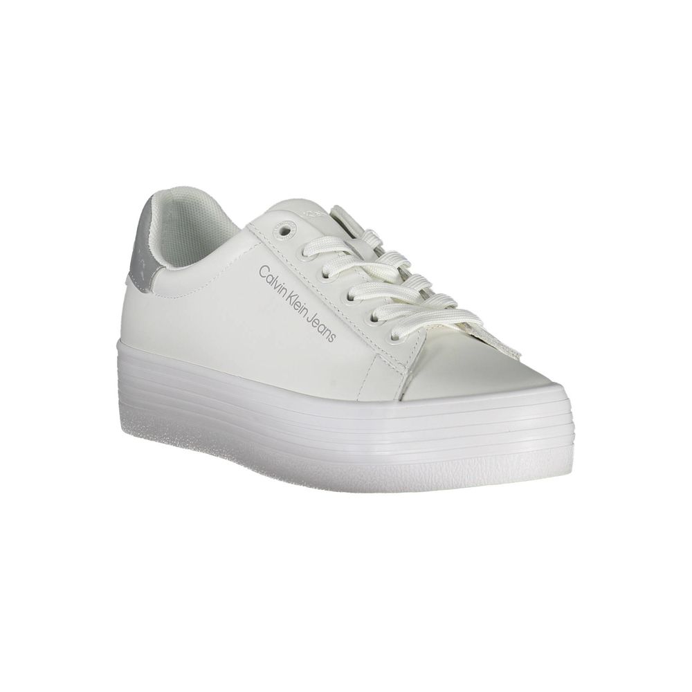 Calvin Klein White Polyester Sneaker LUNESCAPE