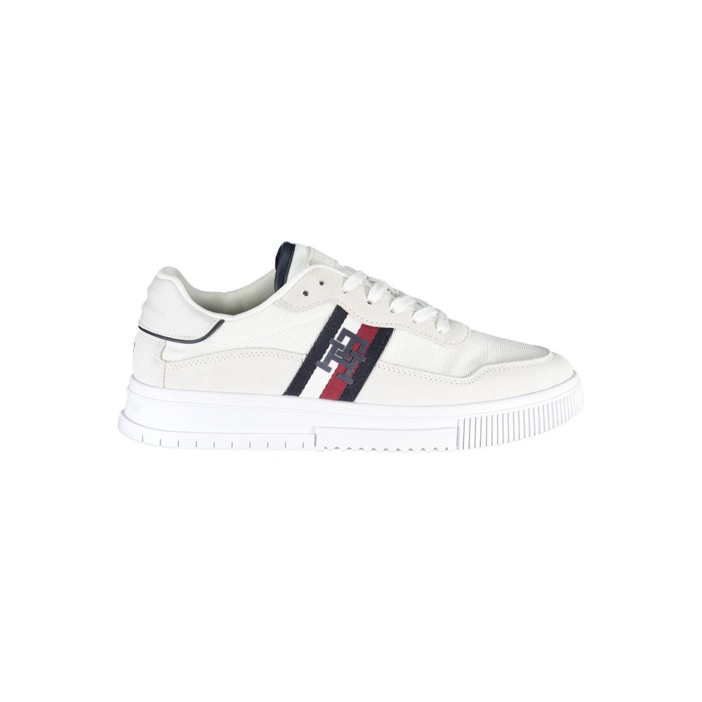 Tommy Hilfiger White Polyester Sneaker LUNESCAPE