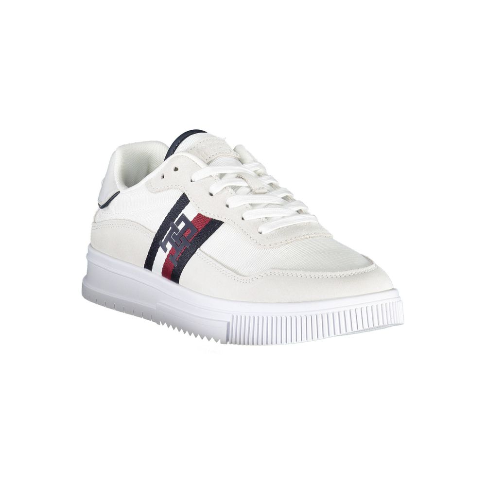 Tommy Hilfiger White Polyester Sneaker LUNESCAPE