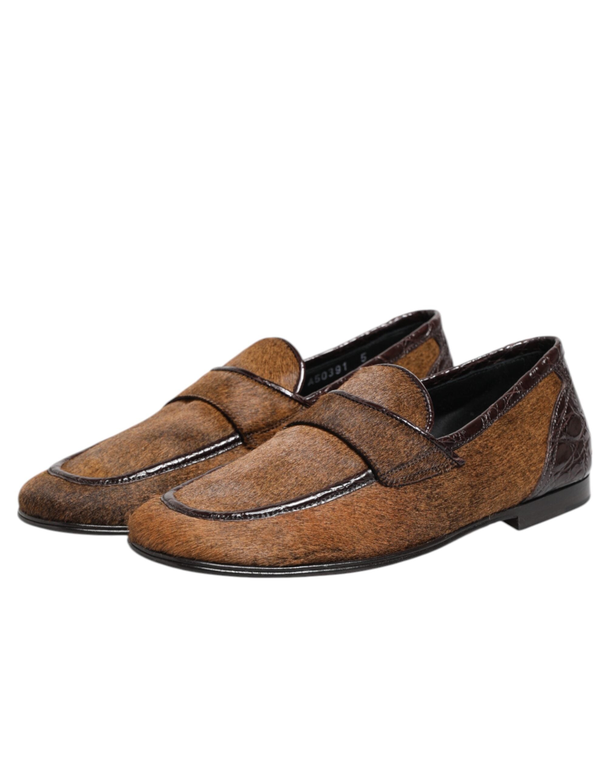 Dolce & Gabbana Brown Loafer