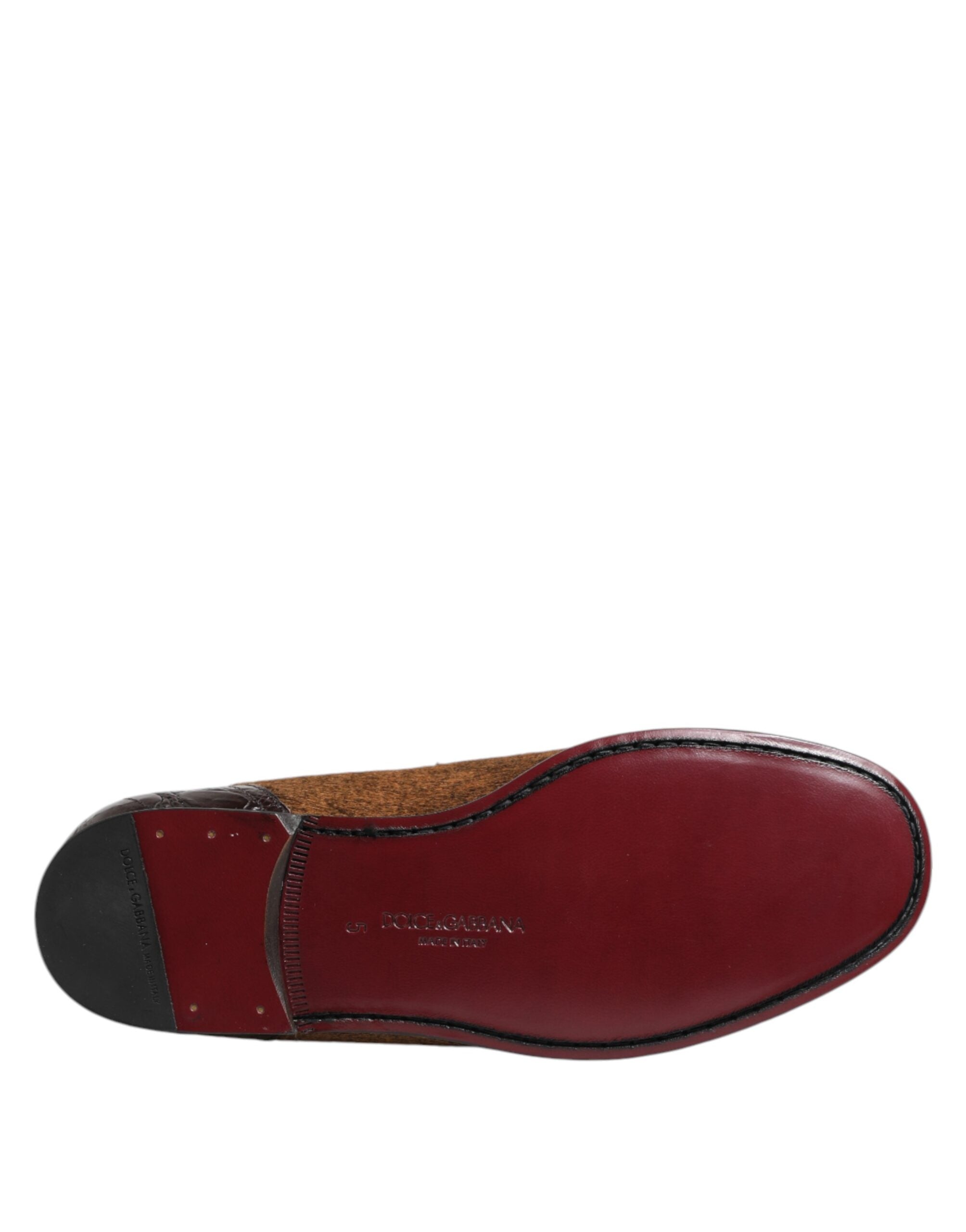 Dolce & Gabbana Brown Loafer