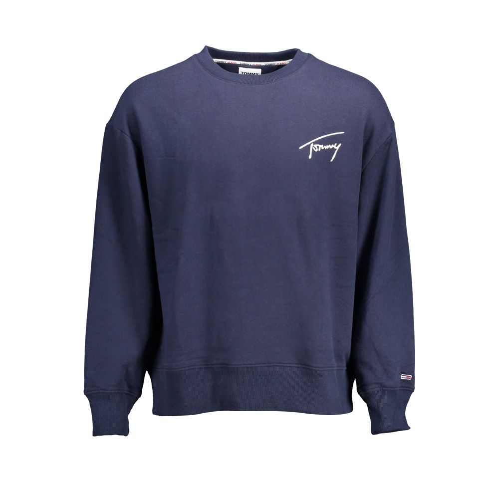Tommy Hilfiger Blue Cotton Men Sweater LUNESCAPE