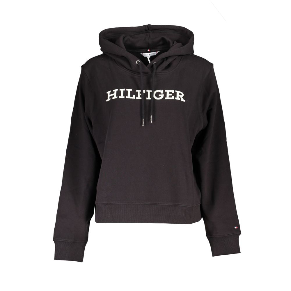 Tommy Hilfiger Black Cotton Women Sweater LUNESCAPE