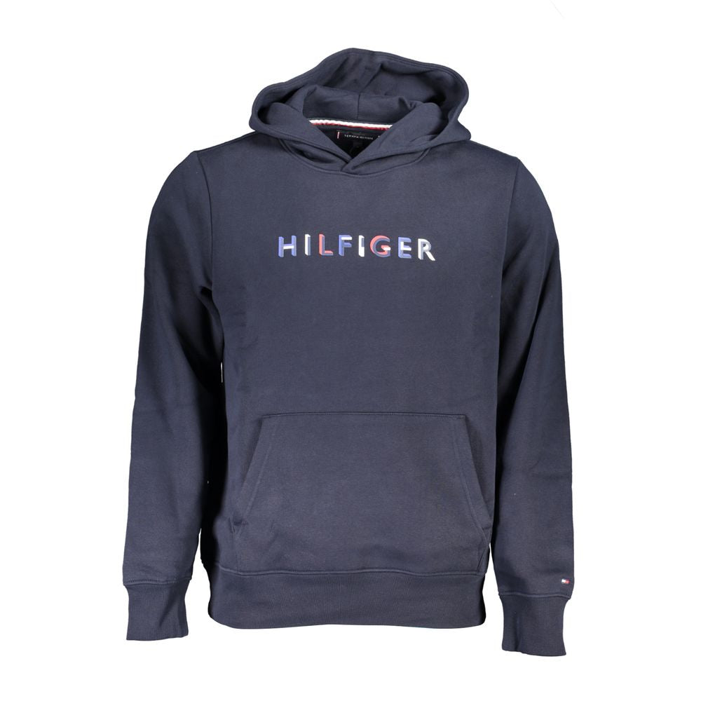 Tommy Hilfiger Blue Cotton Men Sweater LUNESCAPE