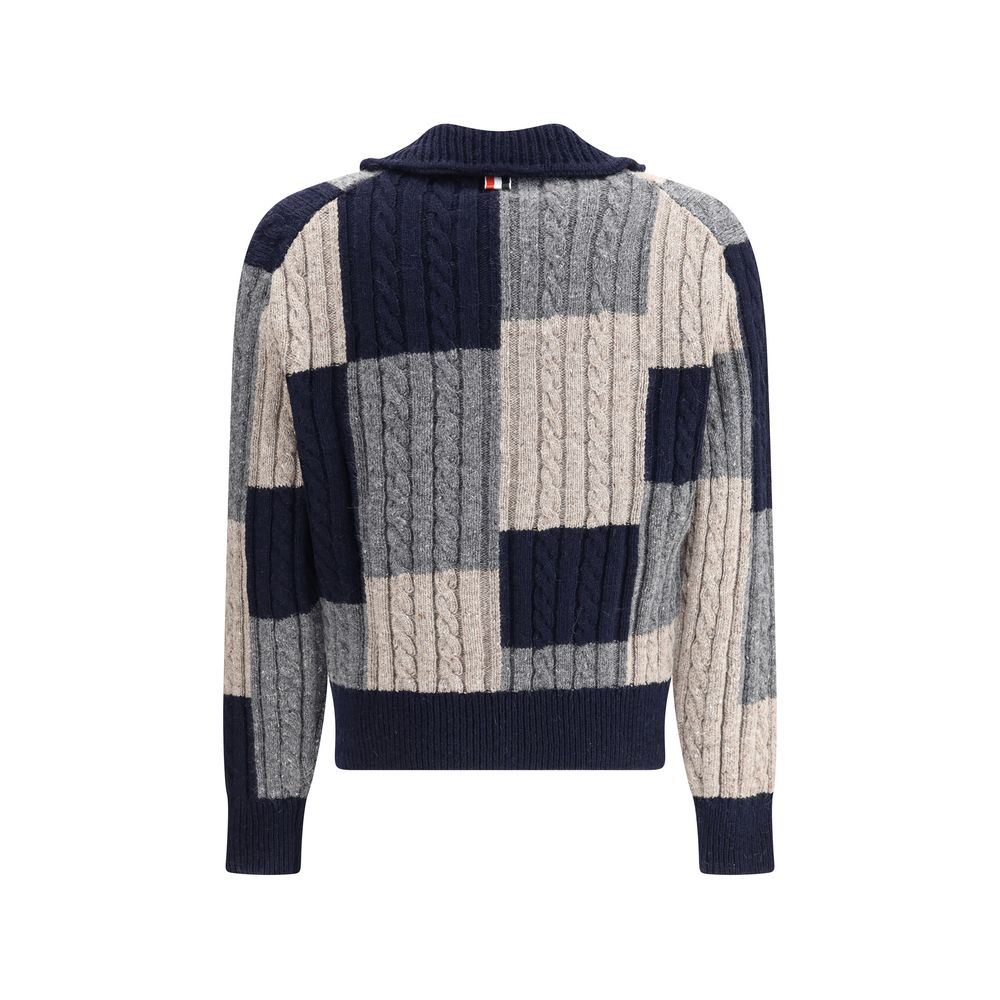 Thom Browne Intarsia Cardigan LUNESCAPE