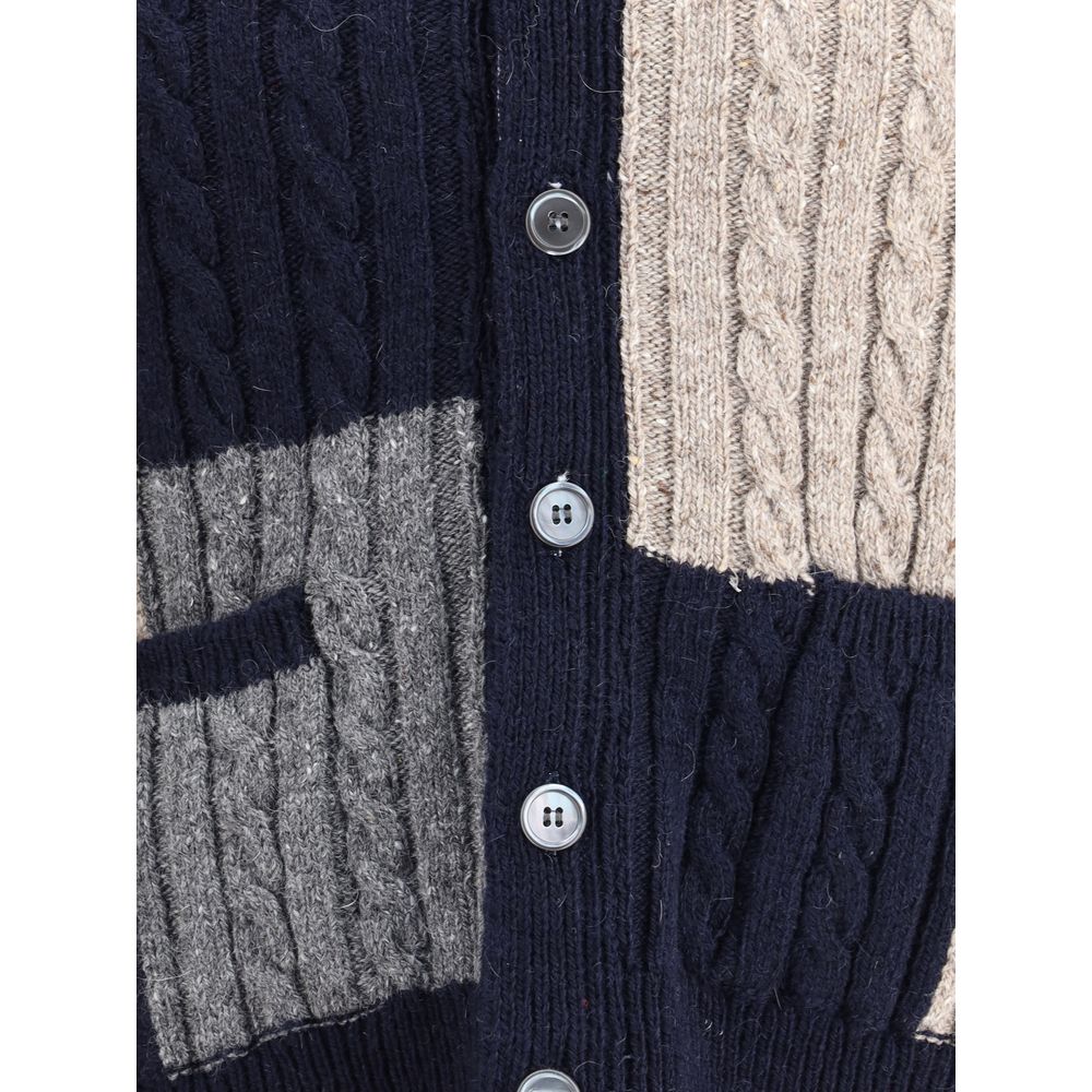 Thom Browne Intarsia Cardigan LUNESCAPE