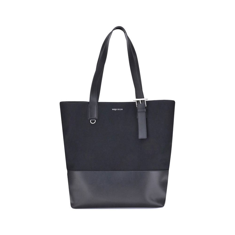 Alexander McQueen Canvas Tote Bag LUNESCAPE