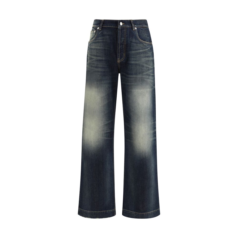 Alexander McQueen Vintage effect Jeans LUNESCAPE